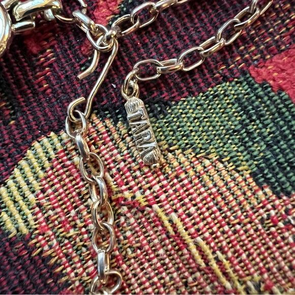 Vintage Tara Silver & Gold Collar Necklace - Picture 8 of 11